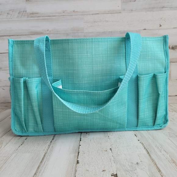 thirty-one Handbags - Thirty One Keep It Caddy Teal Organizer Tote